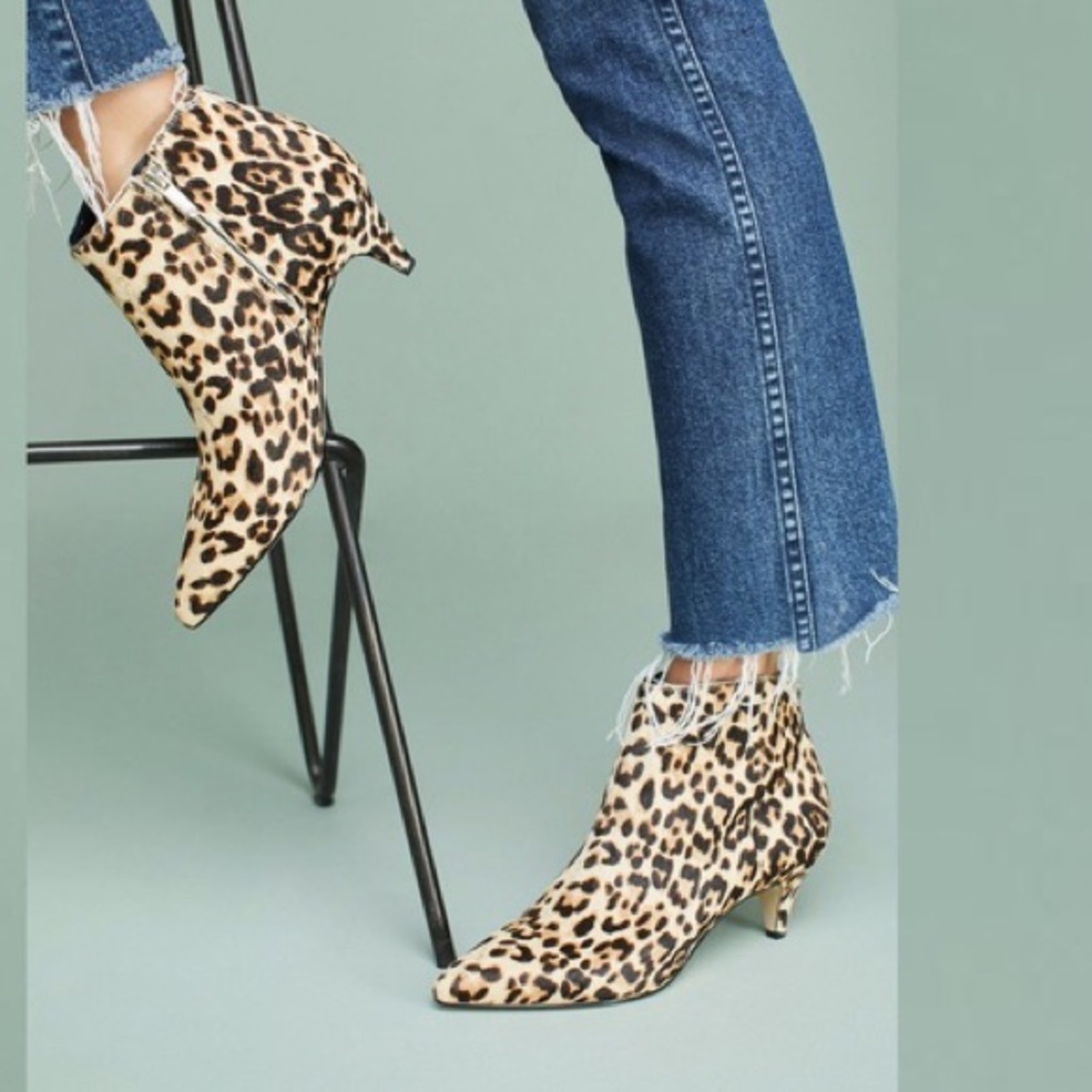 Sam Edelman Kinzey Leopard Print Booties